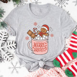 Christmas Cookie Shirt, Merry and Bright Christmas Shirt
