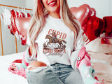 Cupid Find Me A Cowboy Valentine's Day Tee, Western Valentines T-Shirt