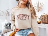 Howdy Valentine Sweatshirt, Valentine's Day Shirt, Western Valentines Sweater