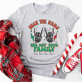 Deck The Halls And Not Your Family Sweatshirt, Christmas Sweatshirt