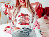 Love Season On Off Sweatshirt, Valentine's Day Sweater, Skeleton Hand Love Tee
