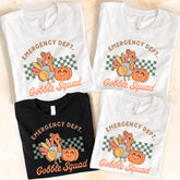 Thanksgiving Emergency Department Shirt, Nurse Gobble Squad Shirt