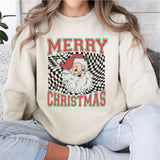 Merry Christmas Shirt, Retro Santa Christmas Shirt