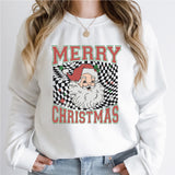 Merry Christmas Shirt, Retro Santa Christmas Shirt