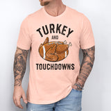 Turkey And Touchdowns Shirt, Football Thanksgiving Shirt