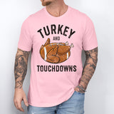 Turkey And Touchdowns Shirt, Football Thanksgiving Shirt