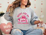 Books Are My Valentines Shirt, Coquette Bow Shirt, Books Valentine's Day Sweatshirt