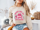 Books Are My Valentines Shirt, Coquette Bow Shirt, Books Valentine's Day Sweatshirt