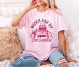 Books Are My Valentines Shirt, Coquette Bow Shirt, Books Valentine's Day Sweatshirt