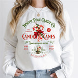 Christmas Sweatshirt, Candy Cane Shirt
