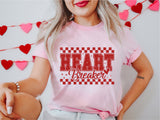 Heart Breaker Shirt, Valentine's Day Sweatshirt, Checkered Valentine T-Shirt
