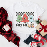 Lets Get Lit T-Shirt, Let's Get Lit Christmas Shirt