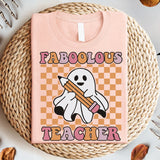Faboolous Teacher Halloween Shirt, Spooky Teacher Shirt