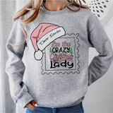 Dear Santa Crazy Christmas Lady Shirt, Christmas T-Shirt