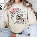 Dear Santa Crazy Christmas Lady Shirt, Christmas T-Shirt