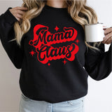 Mama Claus Sweatshirt, Merry Christmas Sweatshirt