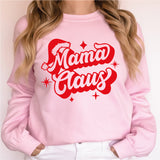Mama Claus Sweatshirt, Merry Christmas Sweatshirt