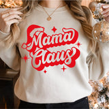 Mama Claus Sweatshirt, Merry Christmas Sweatshirt