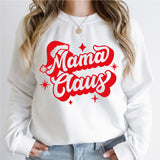 Mama Claus Sweatshirt, Merry Christmas Sweatshirt