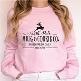 North Pole Milk And Cookie Co. Baked Fresh Daily Since 1802 Shirt