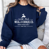 North Pole Milk And Cookie Co. Baked Fresh Daily Since 1802 Shirt