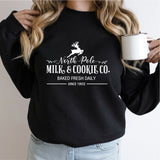 North Pole Milk And Cookie Co. Baked Fresh Daily Since 1802 Shirt