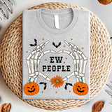Ew, People Halloween T-Shirt, Funny Skeleton Shirt
