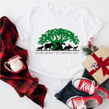 Rockin' Around The Christmas Tree Shirt, Retro Christmas Safari Shirt