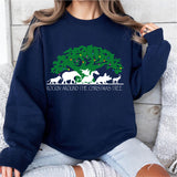 Rockin' Around The Christmas Tree Shirt, Retro Christmas Safari Shirt