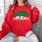 Rockin' Around The Christmas Tree Shirt, Retro Christmas Safari Shirt