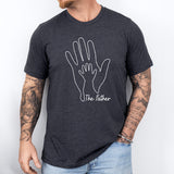 Father Hand Shirt, Dad and Baby Hand Shirt