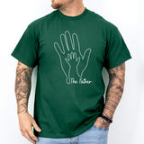 Father Hand Shirt, Dad and Baby Hand Shirt