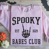 Spooky Babes Club Shirt, Skeleton Halloween Shirt