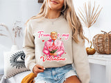 Trump Is My Valentine Sweatshirt, Trump Valentine's Day Sweater, Political Love Shirt