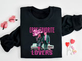 Eros Favorite Lovers Sweatshirt, Trump and Melania Valentine Shirt, Political Love Tee