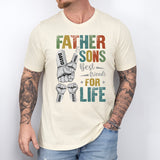 Father and Son Best Friends for Life Shirt, Custom Dad Shirt