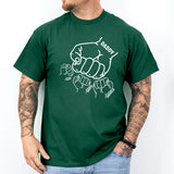 Daddy And Kids Hands Names Shirt, Kids Grab Papa Hands