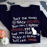 Twist The Bones Shirt, Scary Cat Shirt