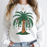Christmas Palm Tree Shirt, Tropical Xmas Gift