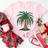Christmas Palm Tree Shirt, Tropical Xmas Gift