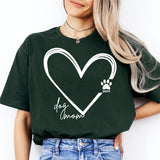 Dog Mom Heart Shirt, Custom Dog Mom Sweat