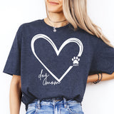 Dog Mom Heart Shirt, Custom Dog Mom Sweat