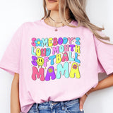 Somebody's Loud Mouth Softball Mama Sweatshirt