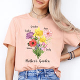 Grandma Mama Garden Shirt, Flower Mama Shirt
