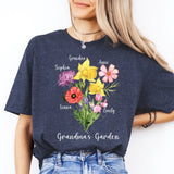 Grandma Mama Garden Shirt, Flower Mama Shirt