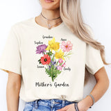 Grandma Mama Garden Shirt, Flower Mama Shirt