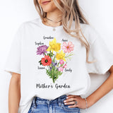 Grandma Mama Garden Shirt, Flower Mama Shirt