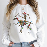 Santa Skeleton Christmas Shirt, Funny Christmas Shirt