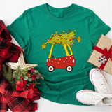Christmas Truck Shirt, Santa Claus Christmas Shirt