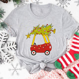 Christmas Truck Shirt, Santa Claus Christmas Shirt